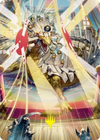 Spirit-Sister's Call Art Card (Gold-Stamped Signature) [Kamigawa: Neon Dynasty Art Series] - La Boîte Mystère ( The Mystery Box)