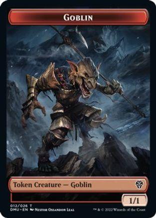 Zombie Knight // Goblin Double-sided Token [Dominaria United Commander Tokens] - La Boîte Mystère ( The Mystery Box)