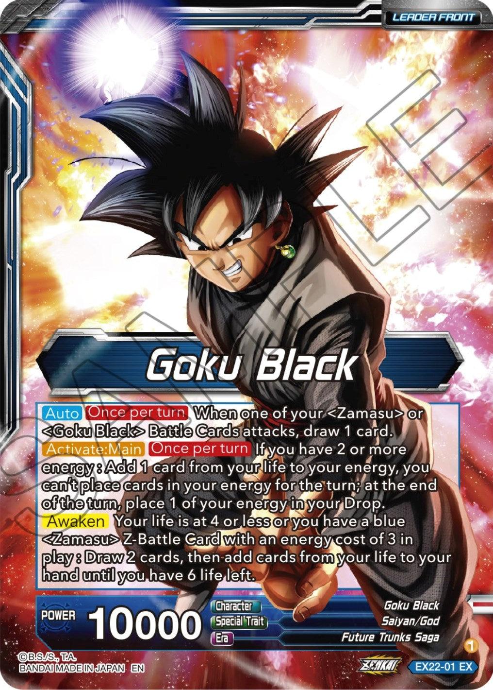 Goku Black // SS Rose Goku Black, the Beginning of the Return to Despair (Gold Stamped) (EX22-01) [Ultimate Deck 2023] - La Boîte Mystère ( The Mystery Box)