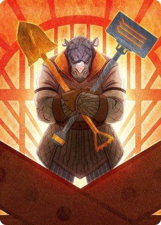 Mr. Orfeo, the Boulder Art Card [Streets of New Capenna Art Series] - La Boîte Mystère ( The Mystery Box)