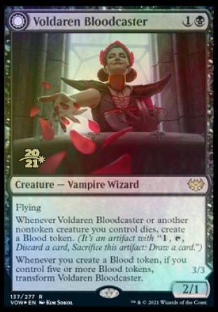 Voldaren Bloodcaster // Bloodbat Summoner [Innistrad: Crimson Vow Prerelease Promos] - La Boîte Mystère ( The Mystery Box)