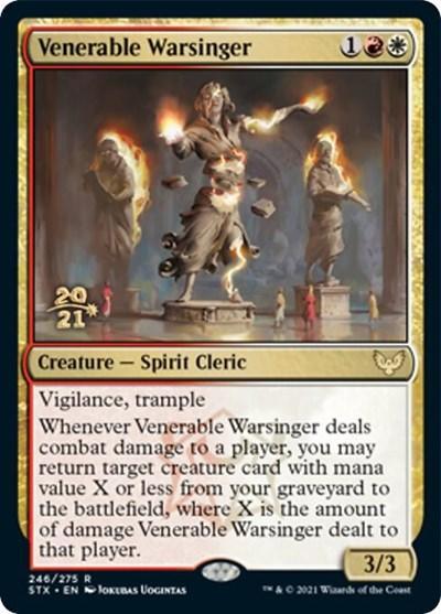 Venerable Warsinger [Strixhaven: School of Mages Prerelease Promos] - La Boîte Mystère ( The Mystery Box)