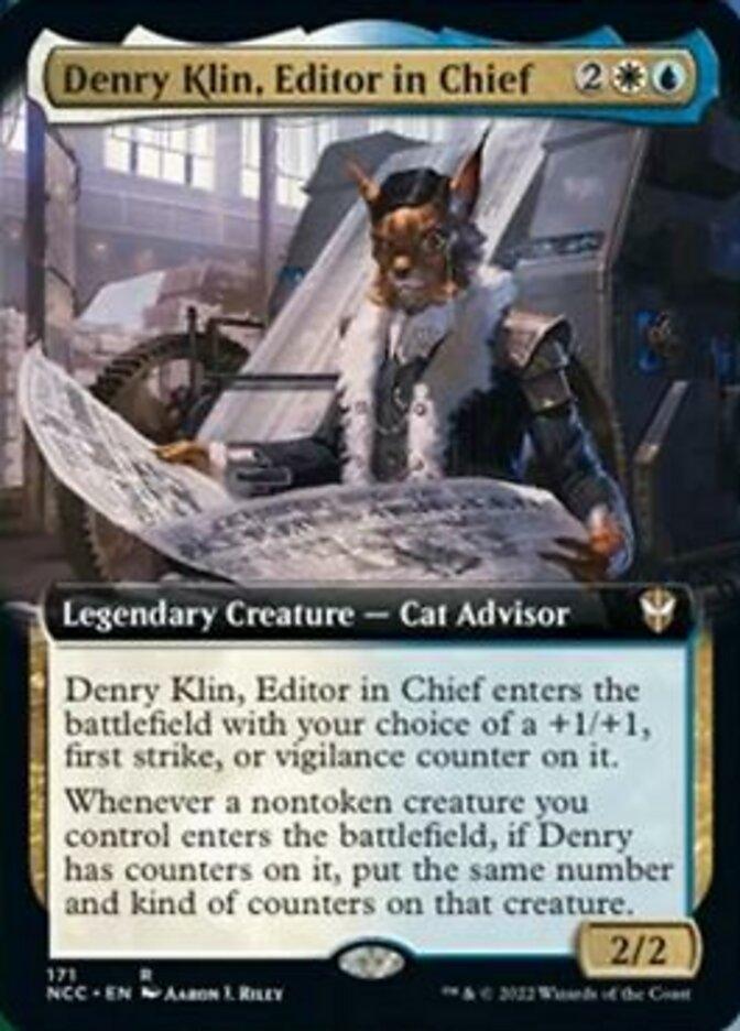 Denry Klin, Editor in Chief (Extended Art) [Streets of New Capenna Commander] - La Boîte Mystère ( The Mystery Box)