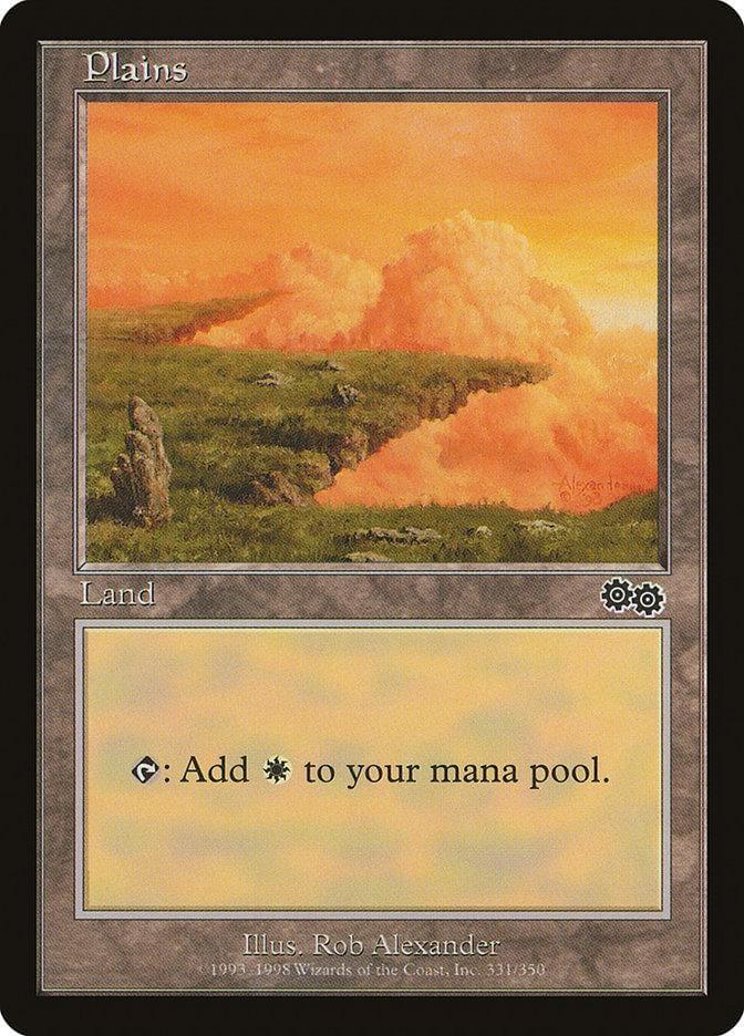 Plains (331) [Urza's Saga] - La Boîte Mystère ( The Mystery Box)