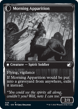 Mourning Patrol // Morning Apparition [Innistrad: Double Feature] - La Boîte Mystère ( The Mystery Box)