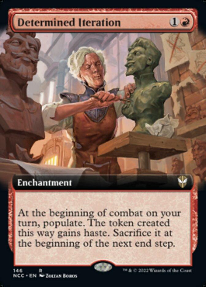 Determined Iteration (Extended Art) [Streets of New Capenna Commander] - La Boîte Mystère ( The Mystery Box)