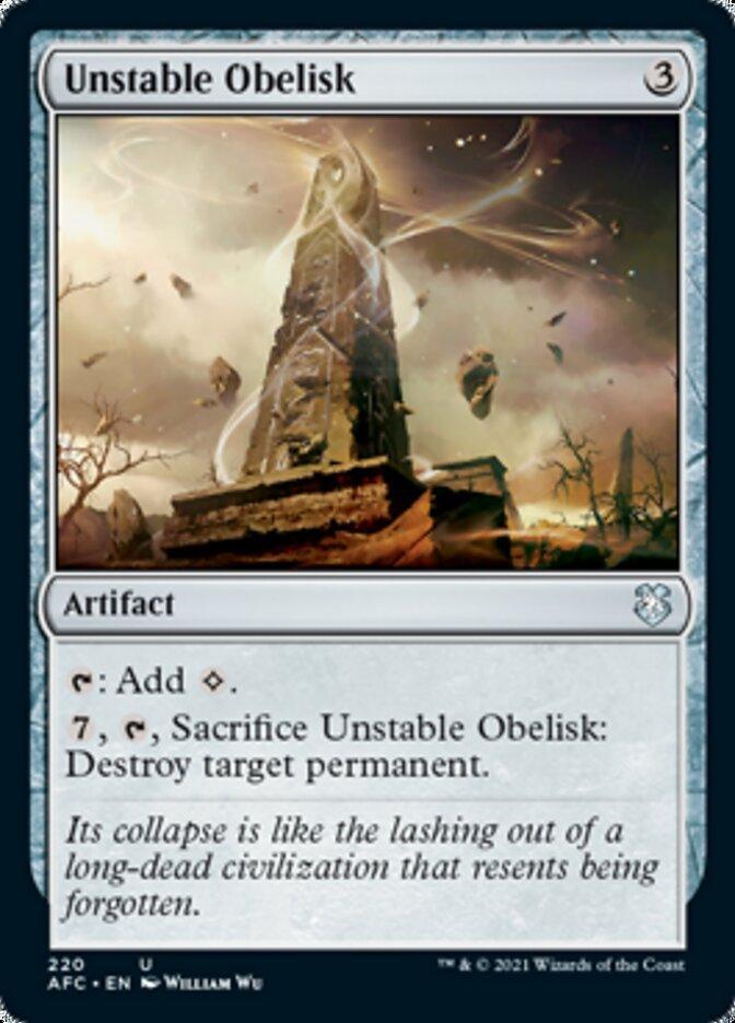 Unstable Obelisk [Dungeons & Dragons: Adventures in the Forgotten Realms Commander] - La Boîte Mystère ( The Mystery Box)