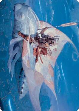 Sky-Blessed Samurai Art Card [Kamigawa: Neon Dynasty Art Series] - La Boîte Mystère ( The Mystery Box)