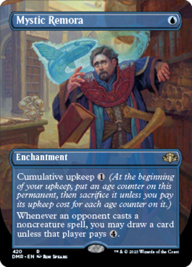 Mystic Remora (Borderless Alternate Art) [Dominaria Remastered] - La Boîte Mystère ( The Mystery Box)
