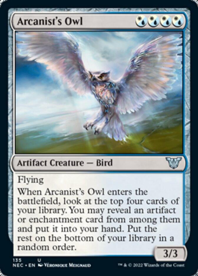 Arcanist's Owl [Kamigawa: Neon Dynasty Commander] - La Boîte Mystère ( The Mystery Box)