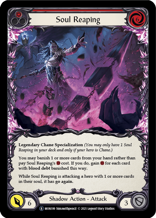Soul Reaping [U-MON199-RF] Unlimited Rainbow Foil - La Boîte Mystère ( The Mystery Box)