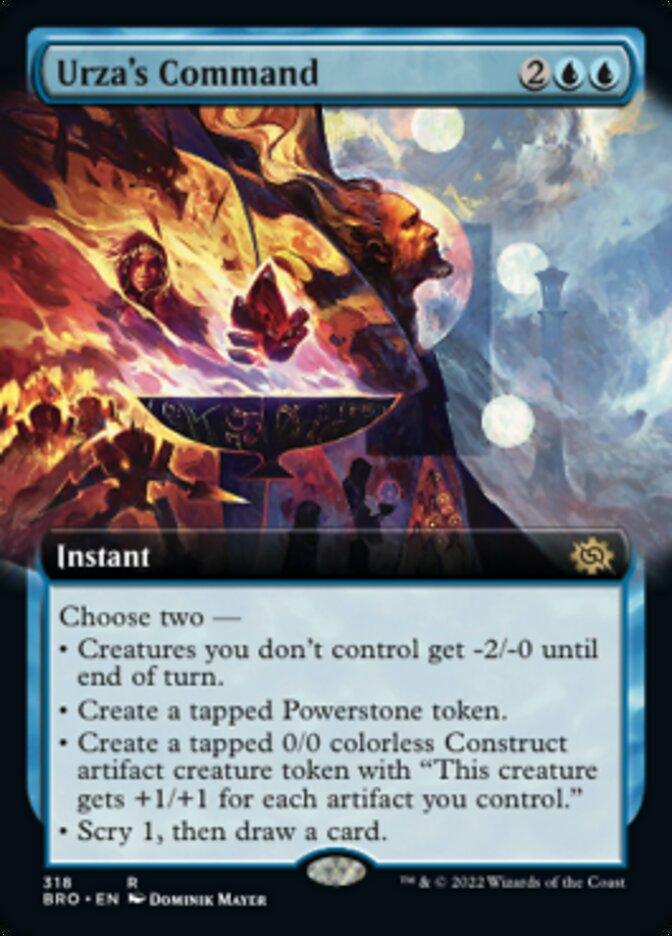 Urza's Command (Extended Art) [The Brothers' War] - La Boîte Mystère ( The Mystery Box)