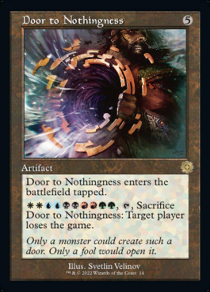 Door to Nothingness (Retro) [The Brothers' War Retro Artifacts] - La Boîte Mystère ( The Mystery Box)