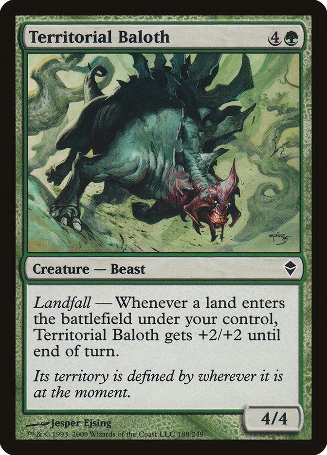 Territorial Baloth [Zendikar] - La Boîte Mystère ( The Mystery Box)