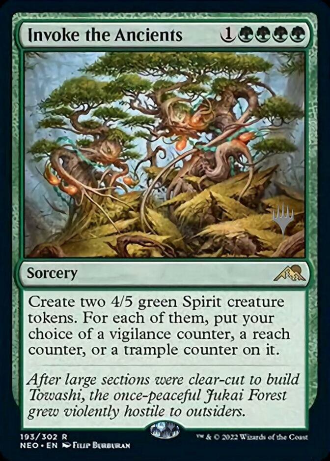 Invoke the Ancients (Promo Pack) [Kamigawa: Neon Dynasty Promos] - La Boîte Mystère ( The Mystery Box)