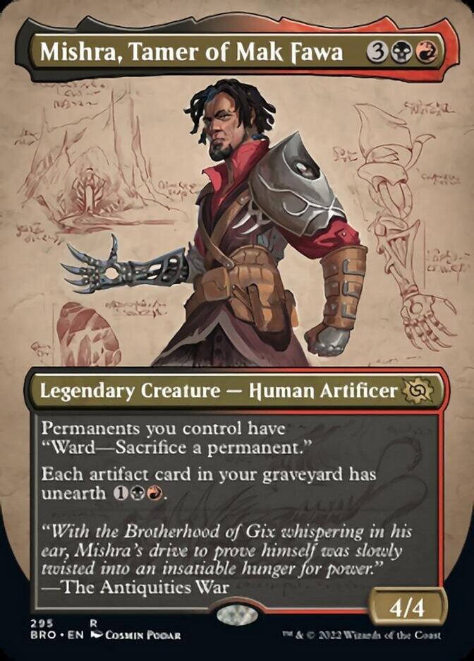 Mishra, Tamer of Mak Fawa (Borderless Alternate Art) [The Brothers' War] - La Boîte Mystère ( The Mystery Box)