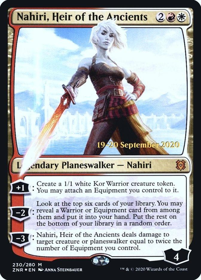 Nahiri, Heir of the Ancients [Zendikar Rising Prerelease Promos] - La Boîte Mystère ( The Mystery Box)
