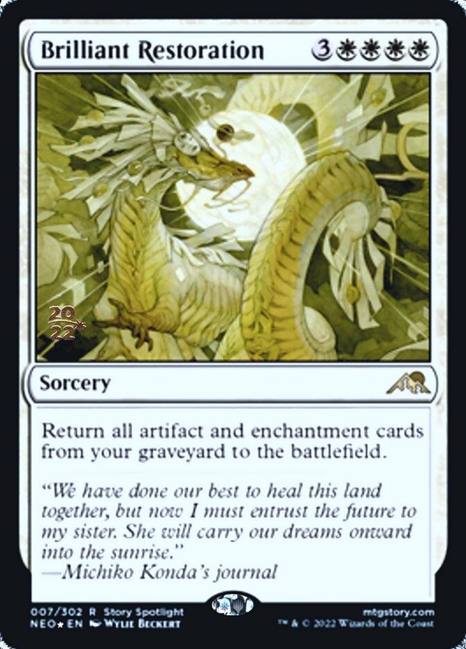Brilliant Restoration [Kamigawa: Neon Dynasty Prerelease Promos] - La Boîte Mystère ( The Mystery Box)
