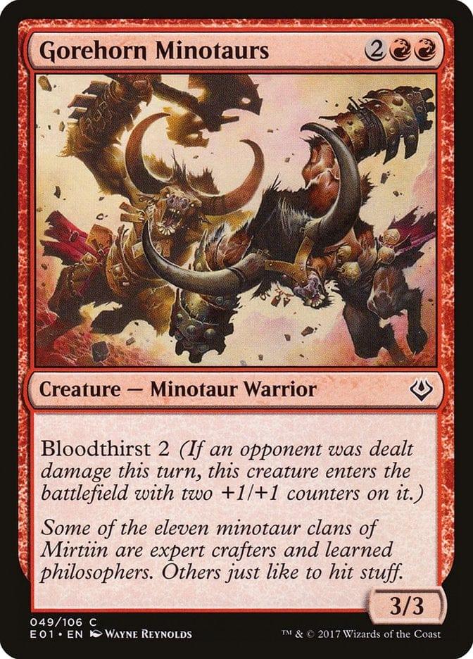 Gorehorn Minotaurs [Archenemy: Nicol Bolas] - La Boîte Mystère ( The Mystery Box)