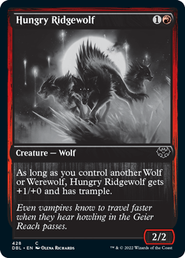Hungry Ridgewolf [Innistrad: Double Feature] - La Boîte Mystère ( The Mystery Box)