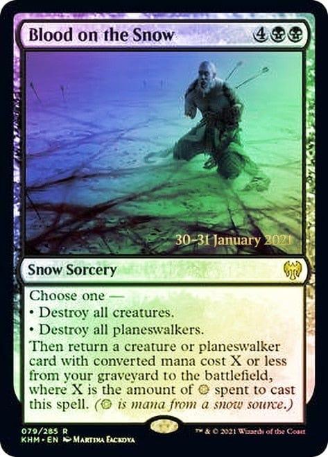 Blood on the Snow [Kaldheim Prerelease Promos] - La Boîte Mystère ( The Mystery Box)
