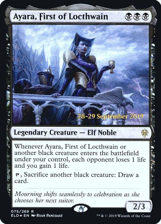 Ayara, First of Locthwain [Throne of Eldraine Prerelease Promos] - La Boîte Mystère ( The Mystery Box)