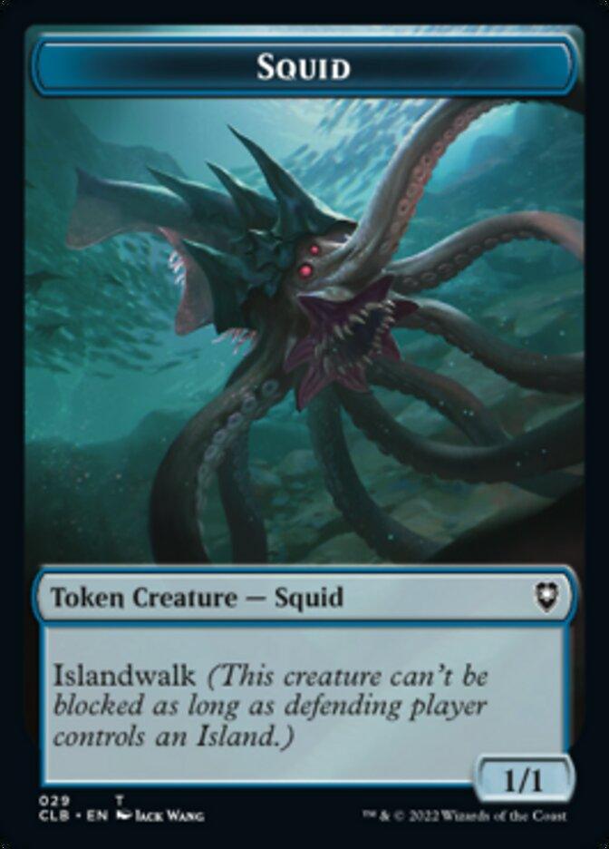 Squid // Copy Double-sided Token [Commander Legends: Battle for Baldur's Gate Tokens] - La Boîte Mystère ( The Mystery Box)