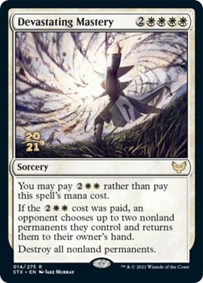 Devastating Mastery [Strixhaven: School of Mages Prerelease Promos] - La Boîte Mystère ( The Mystery Box)