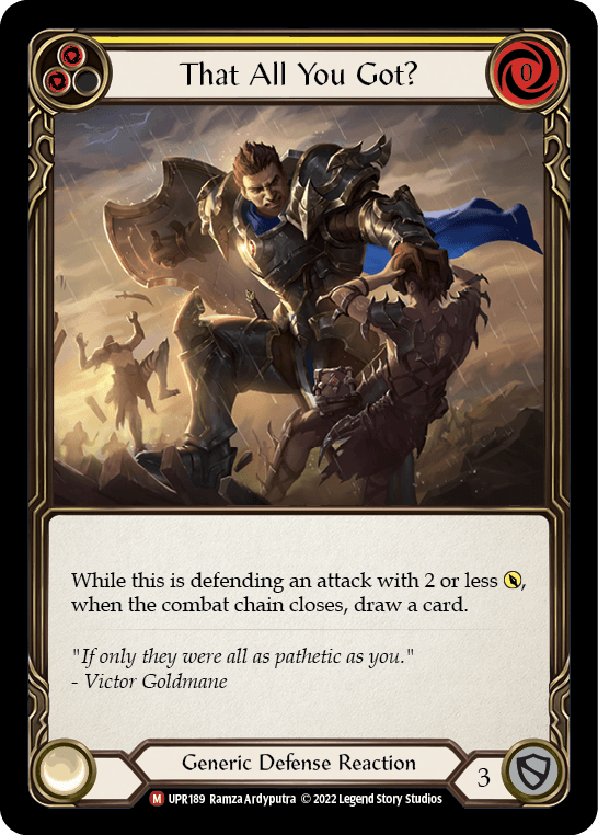 That All You Got? [UPR189] (Uprising) Rainbow Foil - La Boîte Mystère ( The Mystery Box)