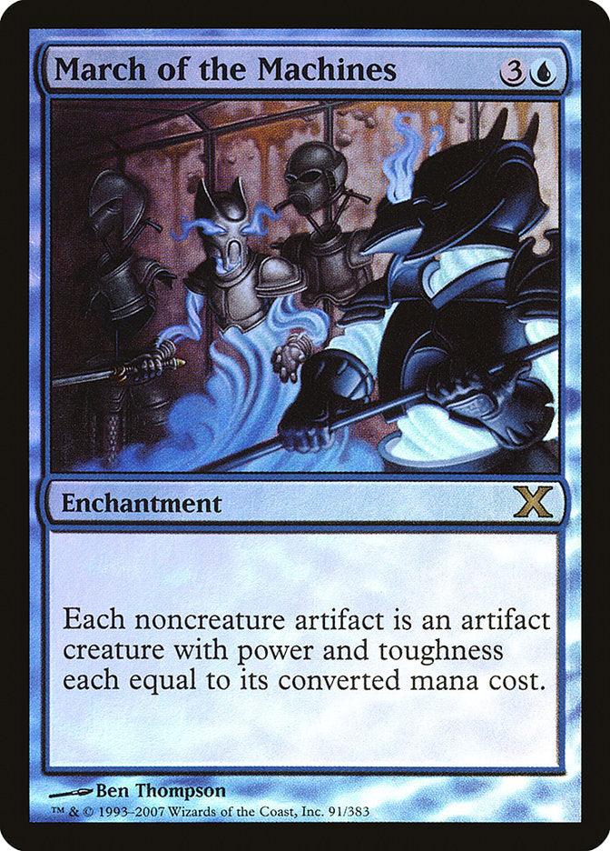 March of the Machines (Premium Foil) [Tenth Edition] - La Boîte Mystère ( The Mystery Box)