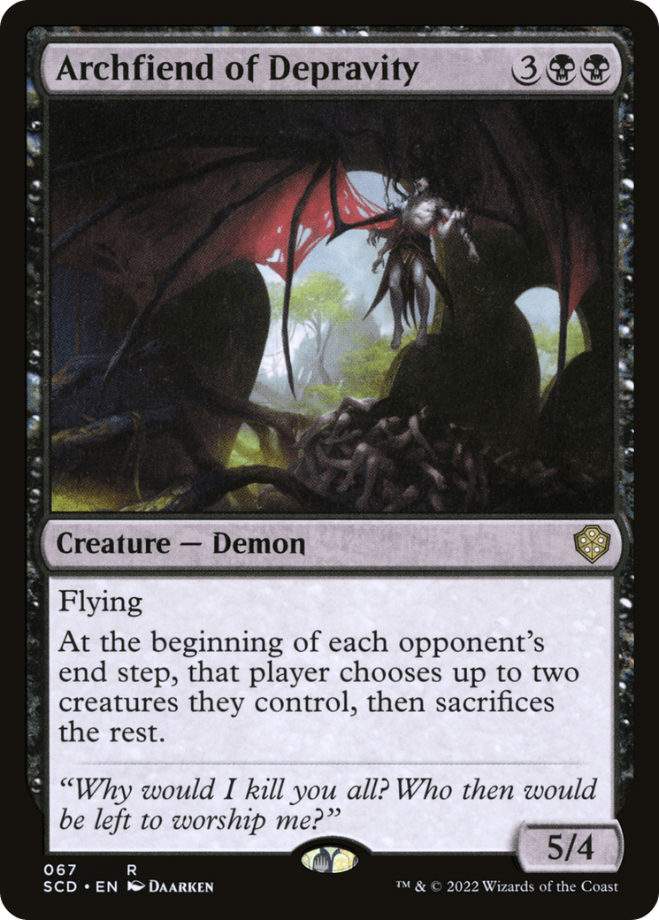 Archfiend of Depravity [Starter Commander Decks] - La Boîte Mystère ( The Mystery Box)
