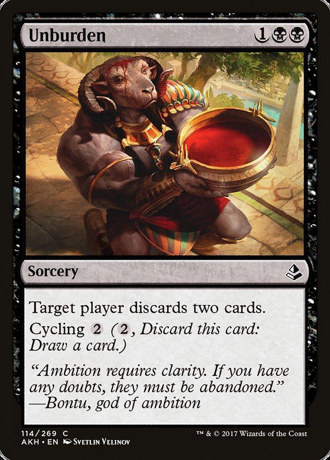 Unburden [Amonkhet] - La Boîte Mystère ( The Mystery Box)