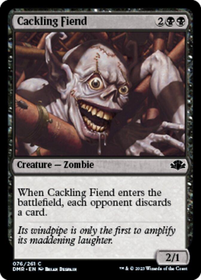 Cackling Fiend [Dominaria Remastered] - La Boîte Mystère ( The Mystery Box)