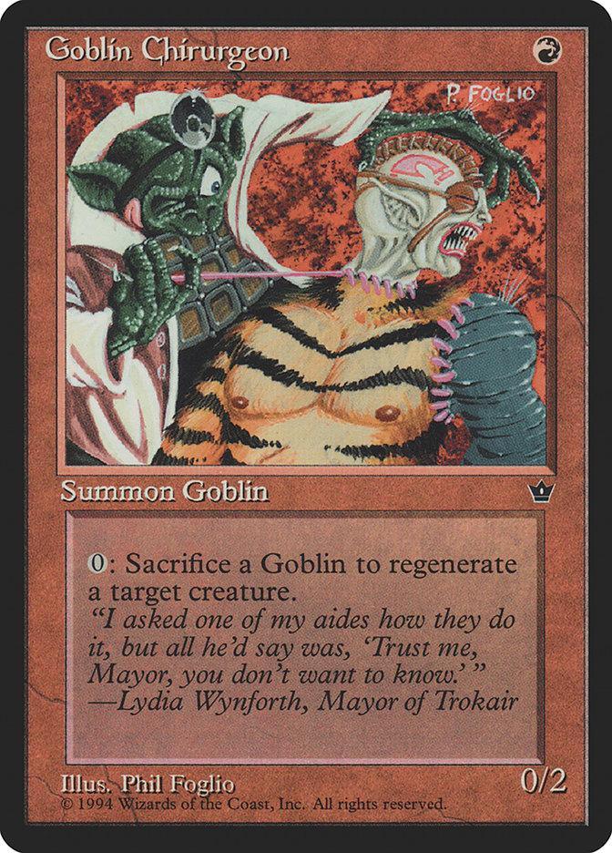 Goblin Chirurgeon (Phil Foglio) [Fallen Empires] - La Boîte Mystère ( The Mystery Box)