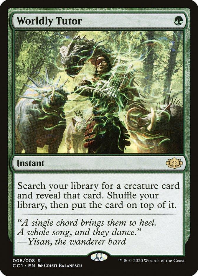 Worldly Tutor [Commander Collection Green] - La Boîte Mystère ( The Mystery Box)