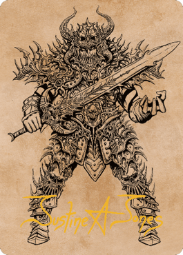 Sarevok, Deathbringer Art Card (Gold-Stamped Signature) [Commander Legends: Battle for Baldur's Gate Art Series] - La Boîte Mystère ( The Mystery Box)