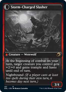 Reckless Stormseeker // Storm-Charged Slasher [Innistrad: Double Feature] - La Boîte Mystère ( The Mystery Box)