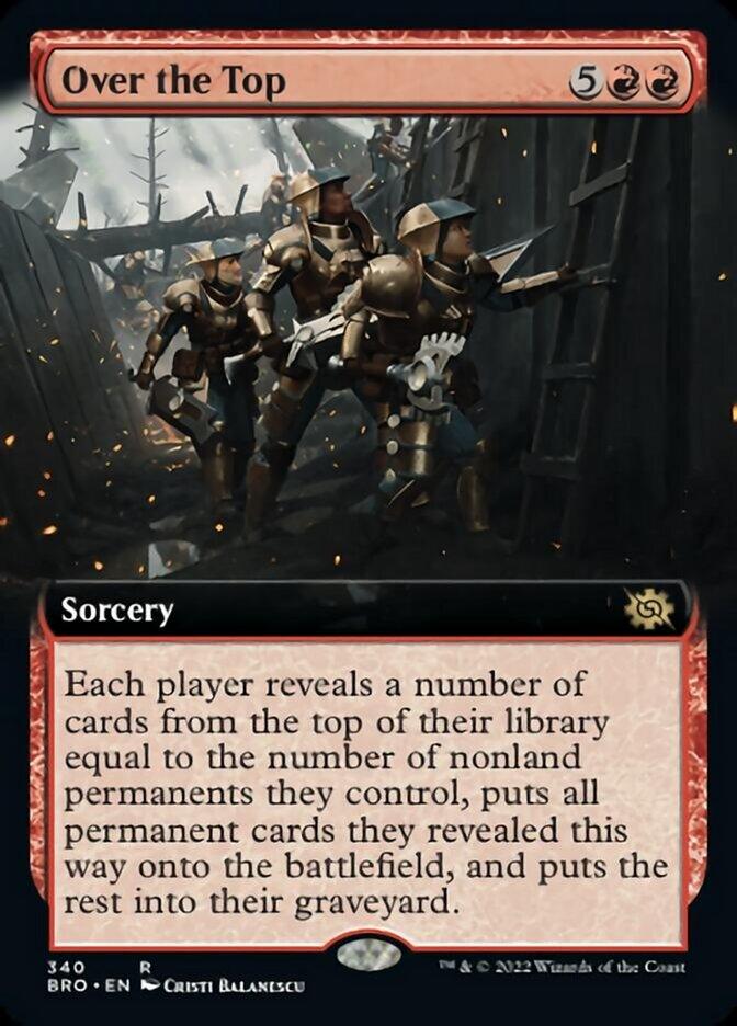 Over the Top (Extended Art) [The Brothers' War] - La Boîte Mystère ( The Mystery Box)