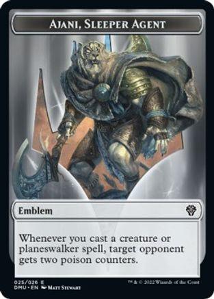 Ajani, Sleeper Agent Emblem [Dominaria United Tokens] - La Boîte Mystère ( The Mystery Box)