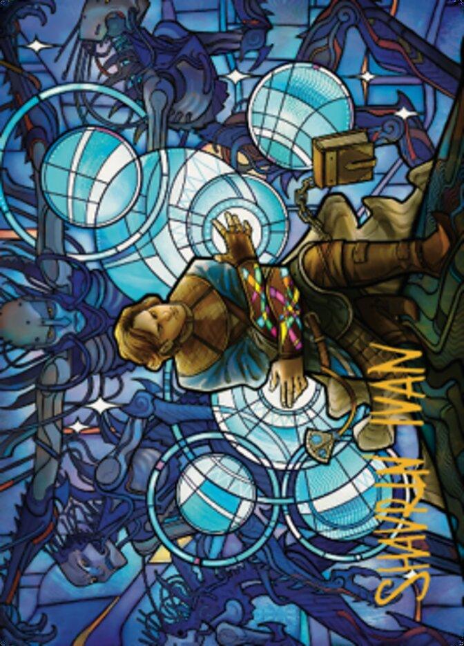 Raff, Weatherlight Stalwart Art Card (Gold-Stamped Signature) [Dominaria United Art Series] - La Boîte Mystère ( The Mystery Box)