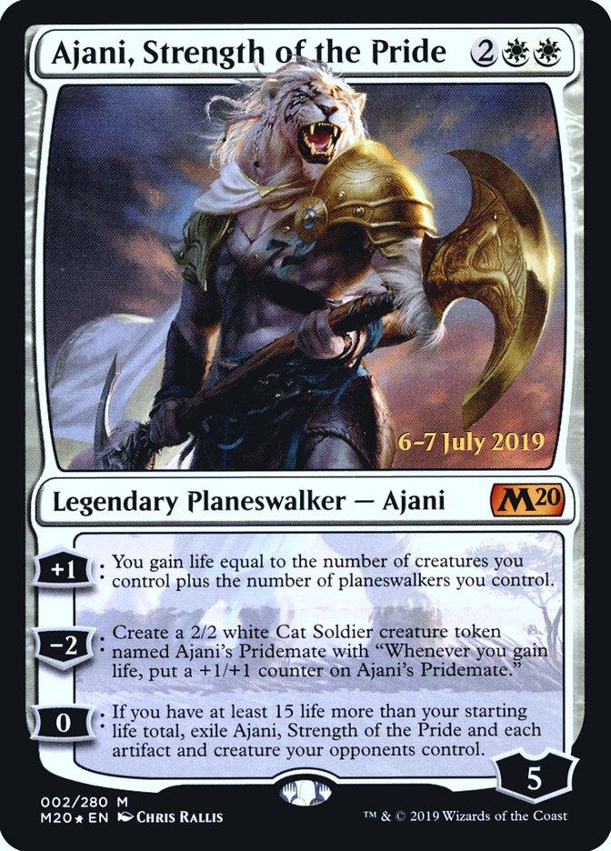 Ajani, Strength of the Pride [Core Set 2020 Prerelease Promos] - La Boîte Mystère ( The Mystery Box)