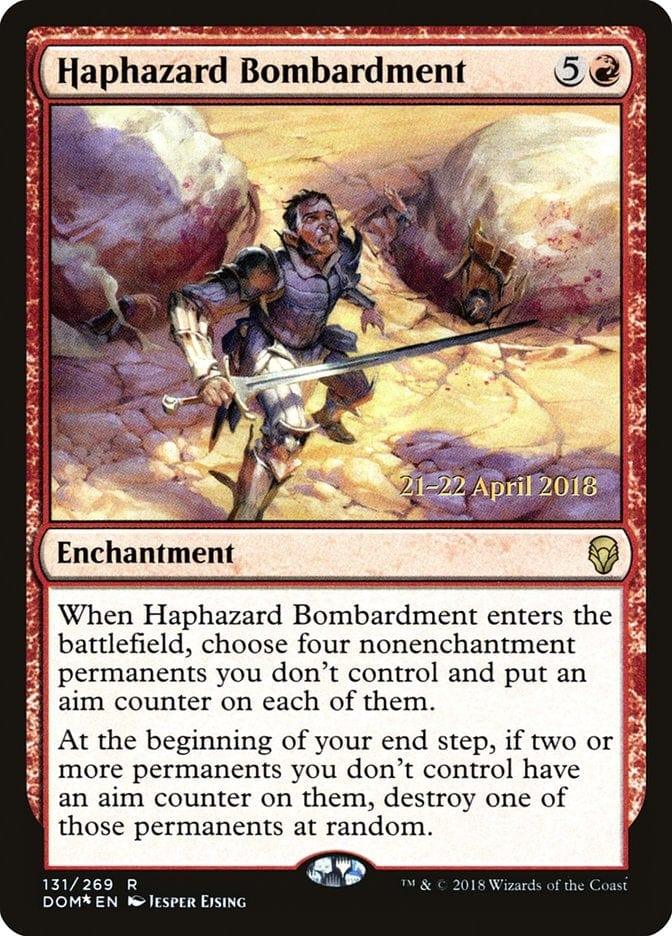 Haphazard Bombardment [Dominaria Prerelease Promos] - La Boîte Mystère ( The Mystery Box)