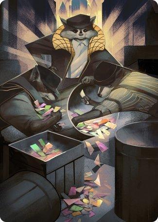 Masked Bandits Art Card [Streets of New Capenna Art Series] - La Boîte Mystère ( The Mystery Box)