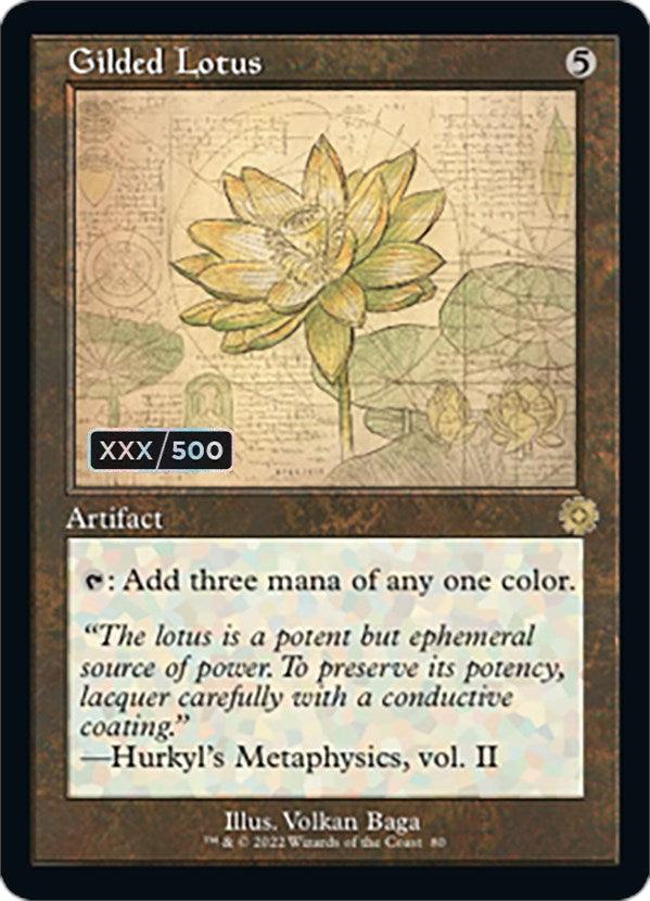 Gilded Lotus (Retro Schematic) (Serial Numbered) [The Brothers' War Retro Artifacts] - La Boîte Mystère ( The Mystery Box)