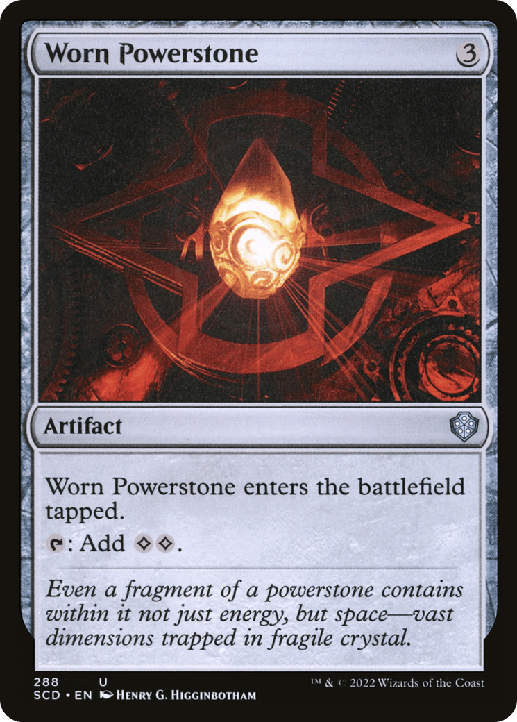 Worn Powerstone [Starter Commander Decks] - La Boîte Mystère ( The Mystery Box)