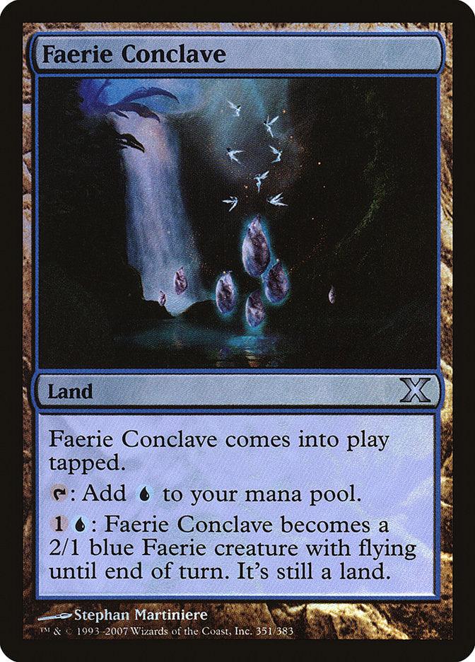 Faerie Conclave (Premium Foil) [Tenth Edition] - La Boîte Mystère ( The Mystery Box)