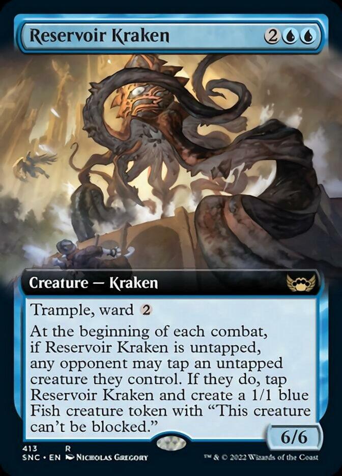 Reservoir Kraken (Extended Art) [Streets of New Capenna] - La Boîte Mystère ( The Mystery Box)
