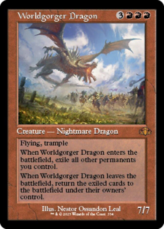 Worldgorger Dragon (Retro) [Dominaria Remastered] - La Boîte Mystère ( The Mystery Box)
