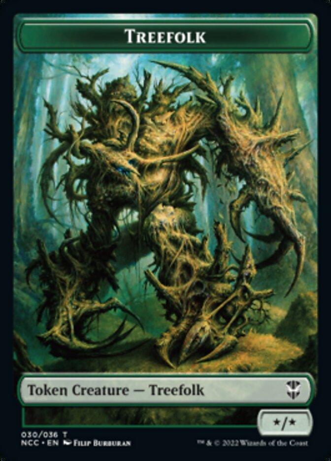 Treefolk // Spider Double-sided Token [Streets of New Capenna Commander Tokens] - La Boîte Mystère ( The Mystery Box)