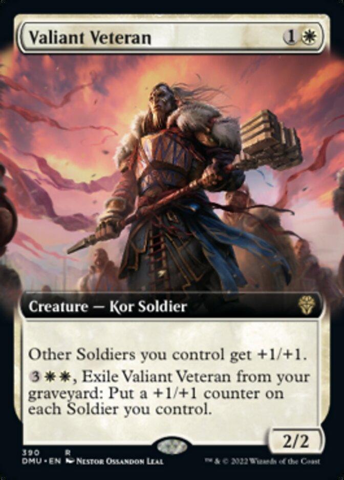 Valiant Veteran (Extended Art) [Dominaria United] - La Boîte Mystère ( The Mystery Box)